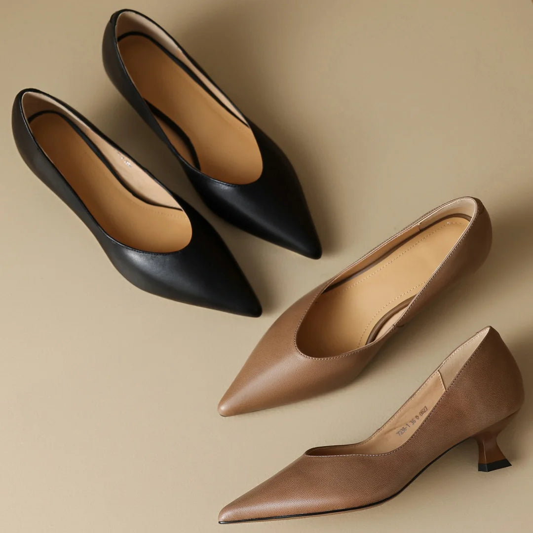 Spello Leather Pumps