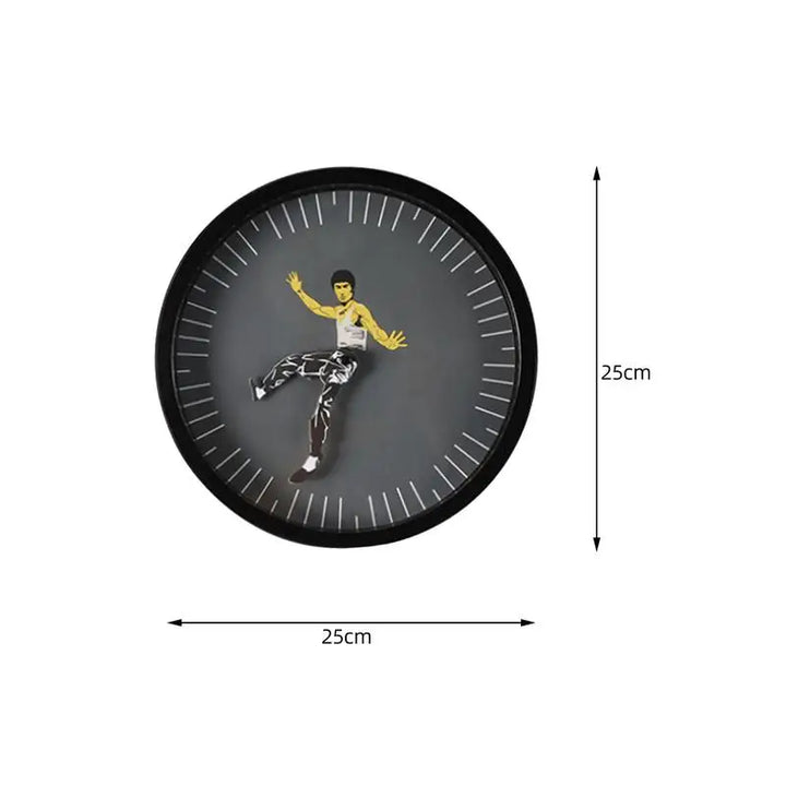 Kung Fu Wall Clock