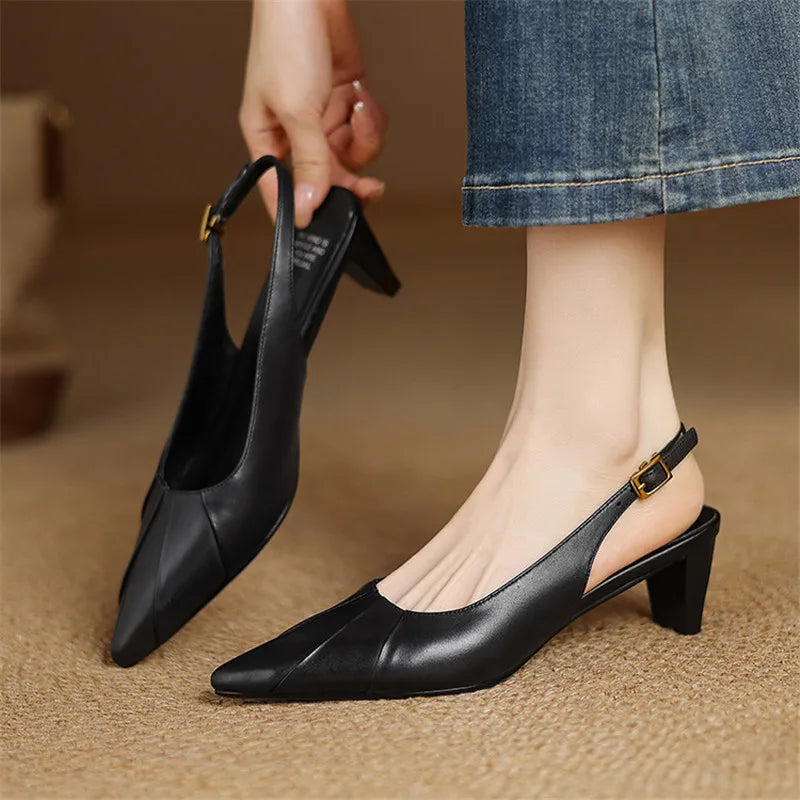 Hazel Leather Sandals