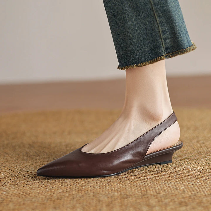 Amelia Genuine Leather Pumps