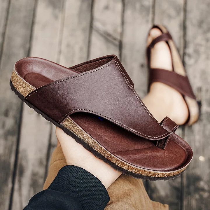 Jason Original Leather Slides