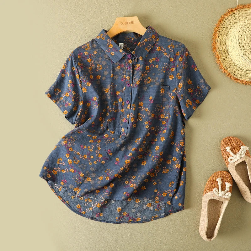 Elloise Linen Blouse