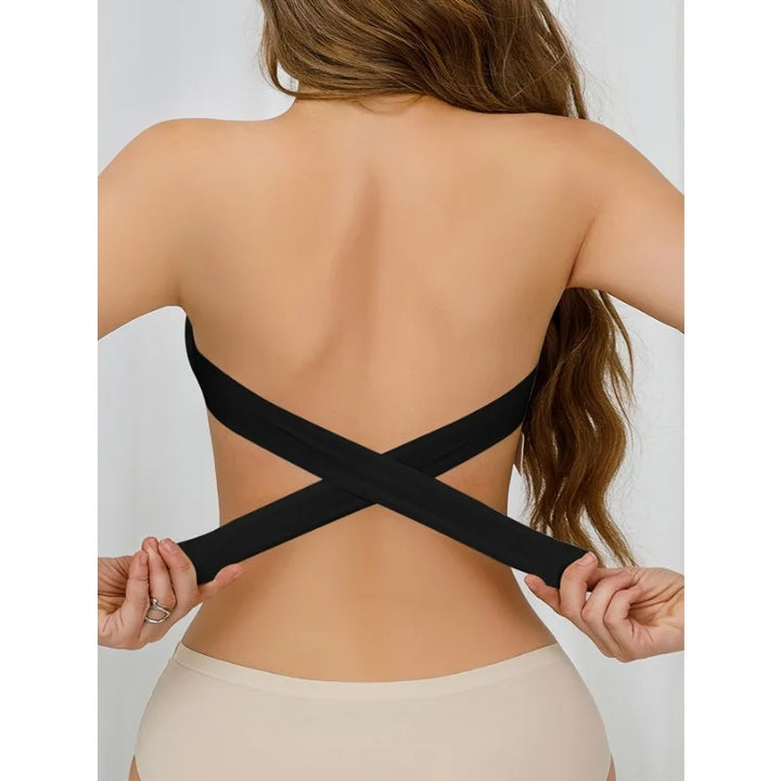 Side Clasps Strapless Bra
