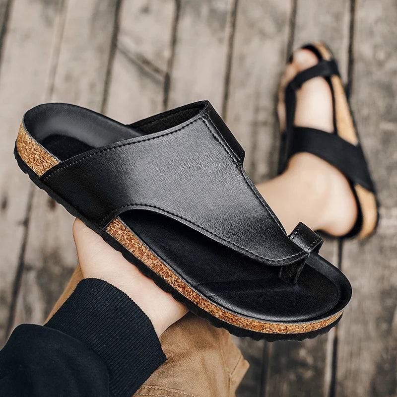 Jason Original Leather Slides