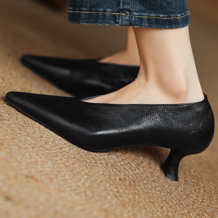 Louise Leather Pumps