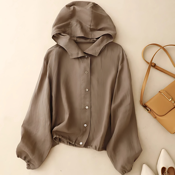 Arden Taylor Linen Hoodie
