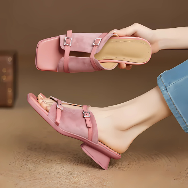 Cassiel Suede Sandals