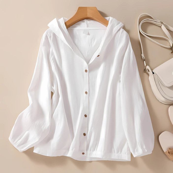 Andrea Taylor Linen Hoodie