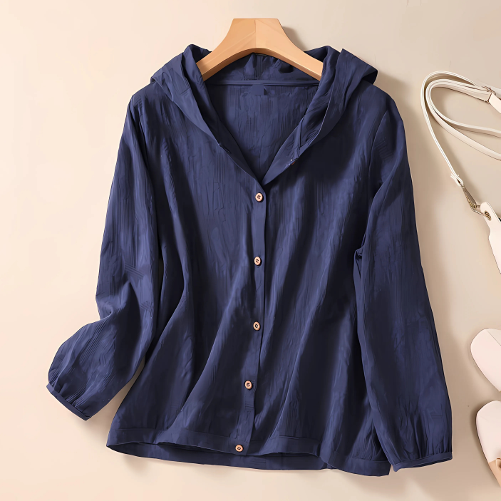 Andrea Taylor Linen Hoodie