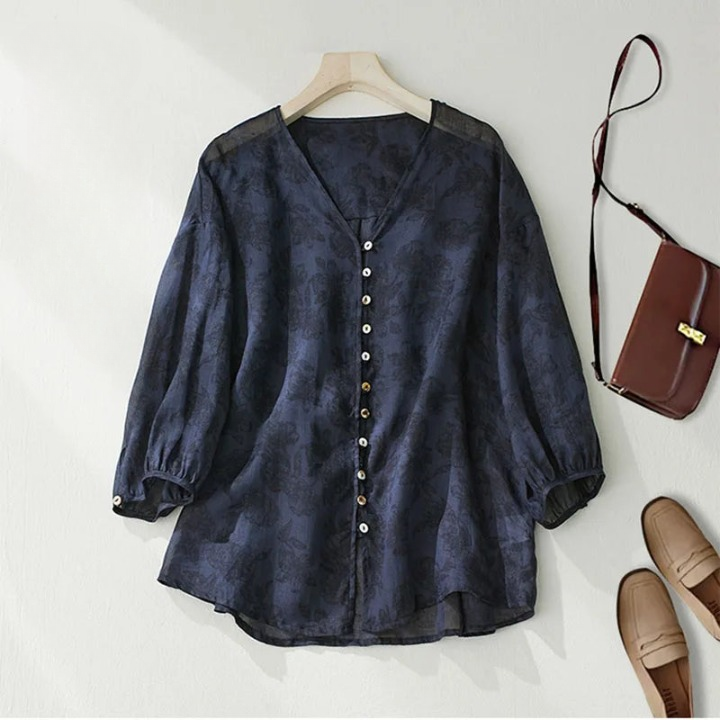 Aleena Linen Blouse