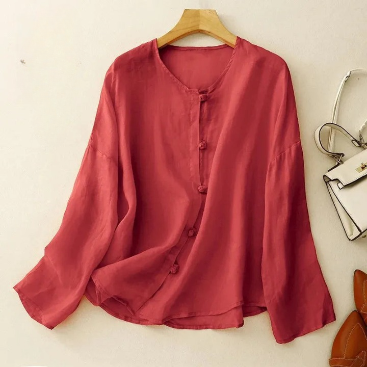 Amanda Linen Blouse