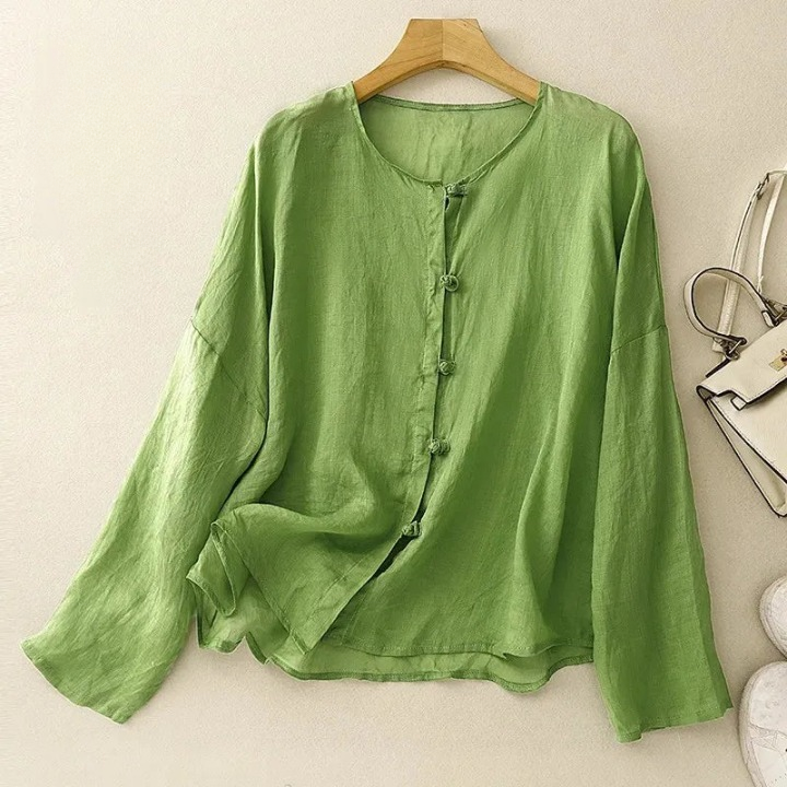 Amanda Linen Blouse