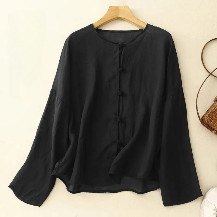 Amanda Linen Blouse