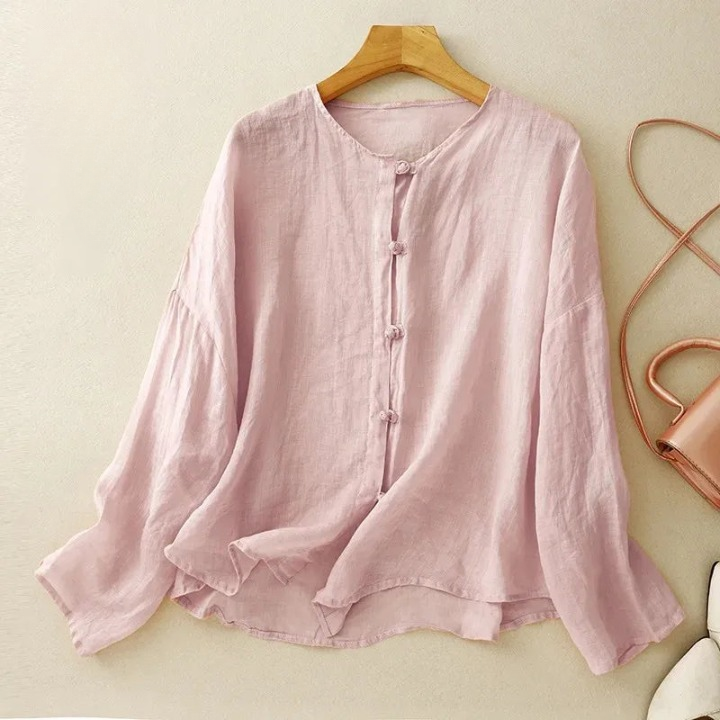 Amanda Linen Blouse