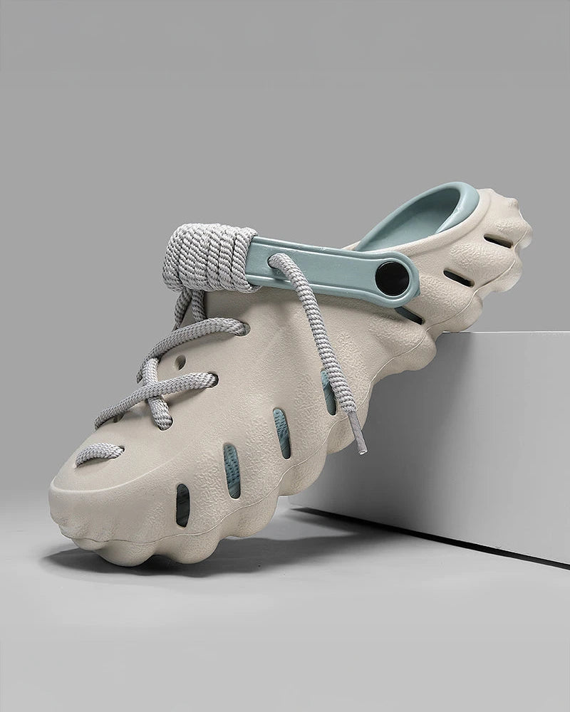 Futuristic Laced Clogs