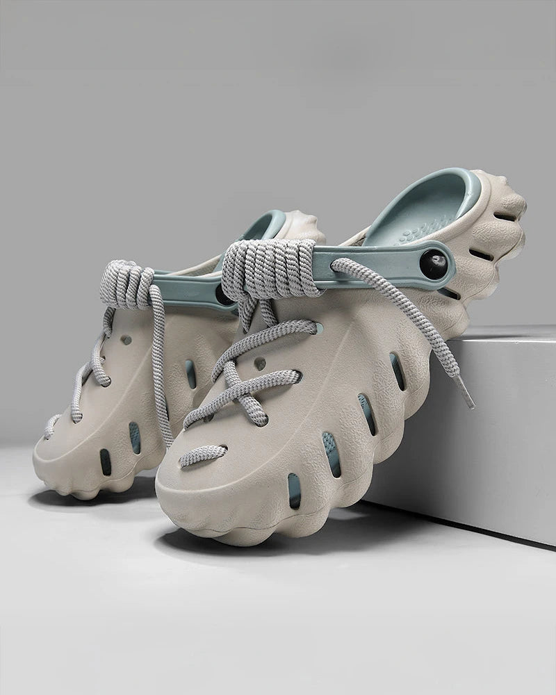 Futuristic Laced Clogs