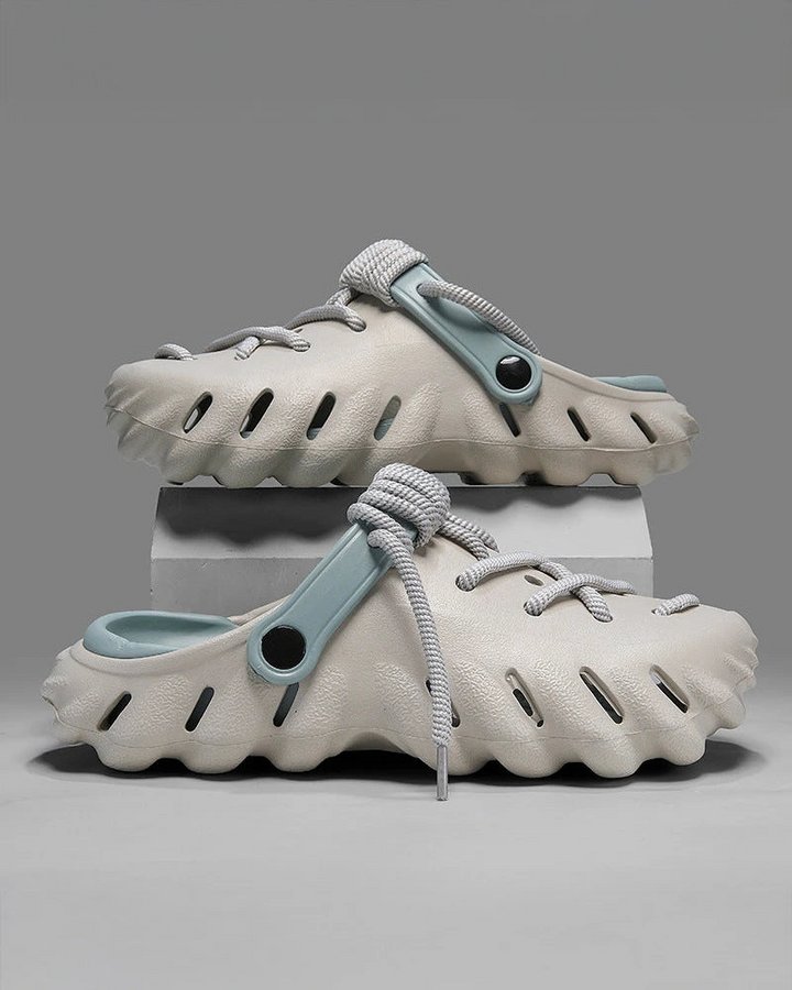 Futuristic Laced Clogs