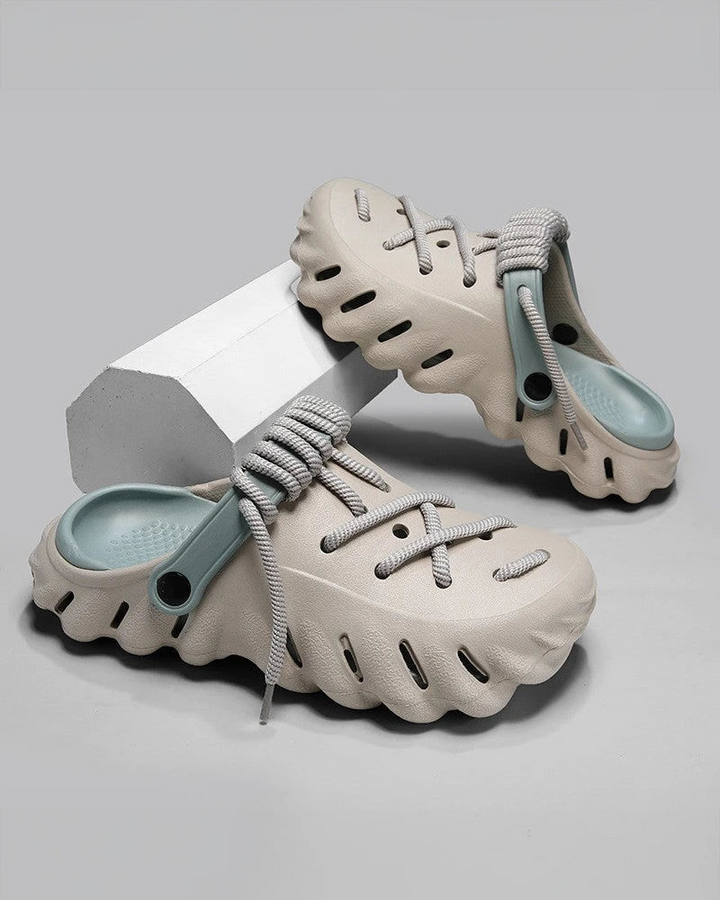 Futuristic Laced Clogs