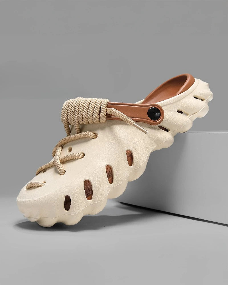 Futuristic Laced Clogs