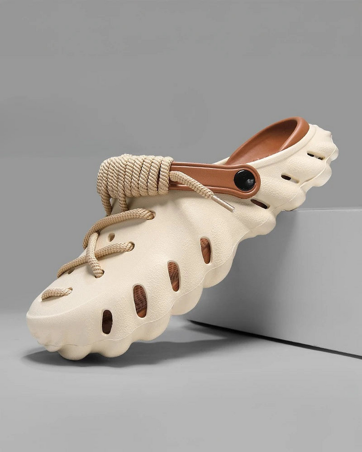 Futuristic Laced Clogs