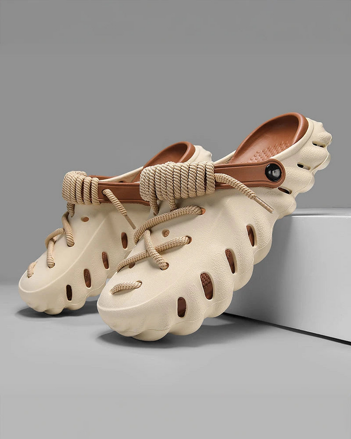 Futuristic Laced Clogs