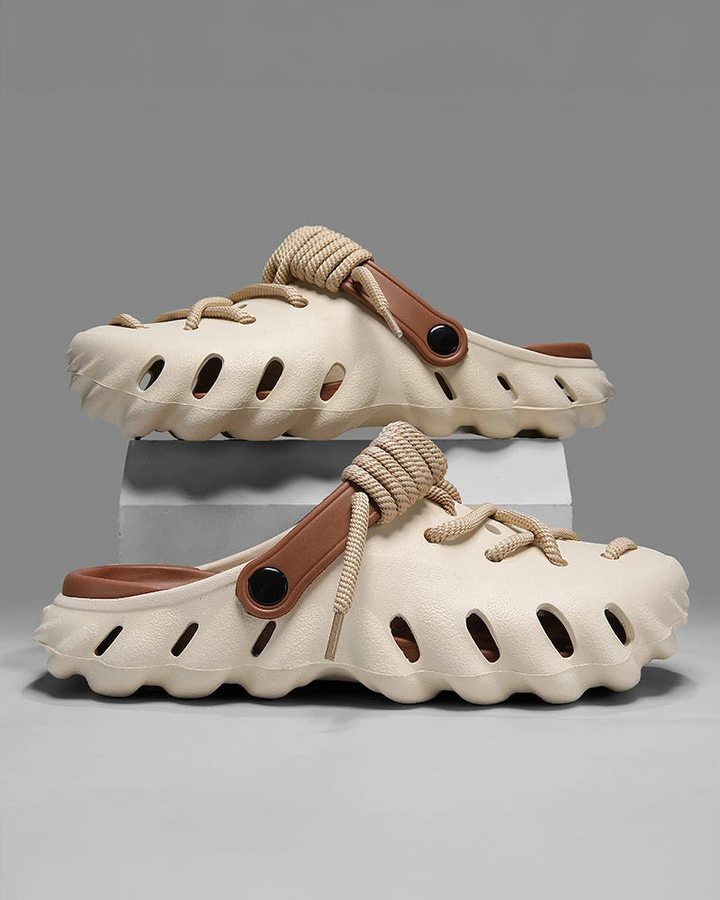 Futuristic Laced Clogs