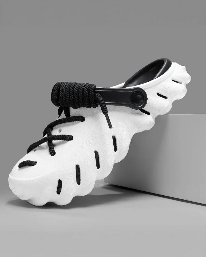 Futuristic Laced Clogs