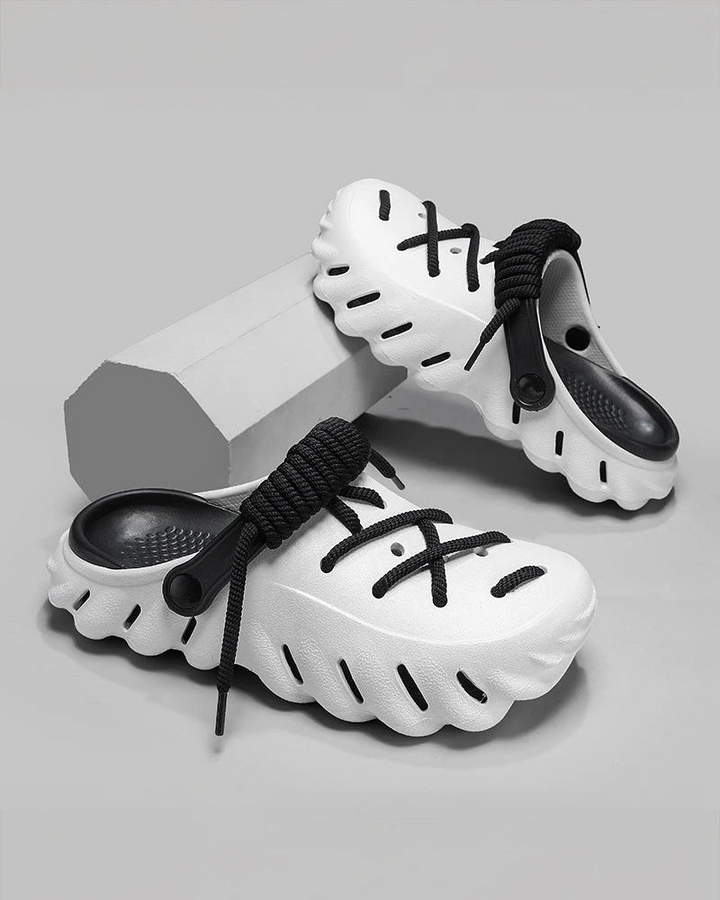 Futuristic Laced Clogs