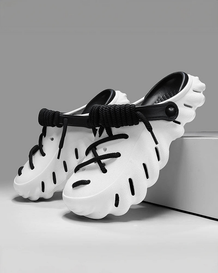 Futuristic Laced Clogs