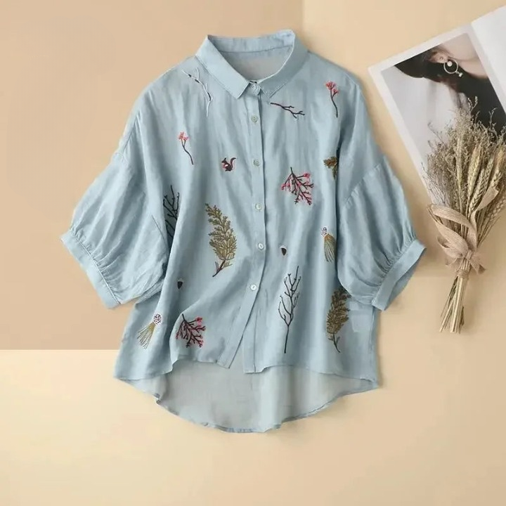 Avira Linen Blouse